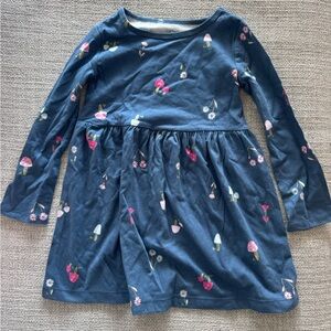 Carter's Navy Floral Kids Dress